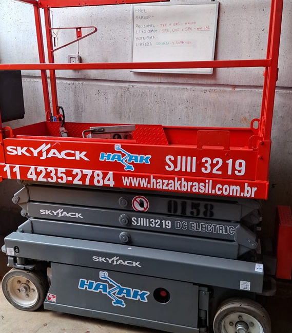 Plataforma Tesoura Elétrica 8 metros Sky Jack - SJIII3219