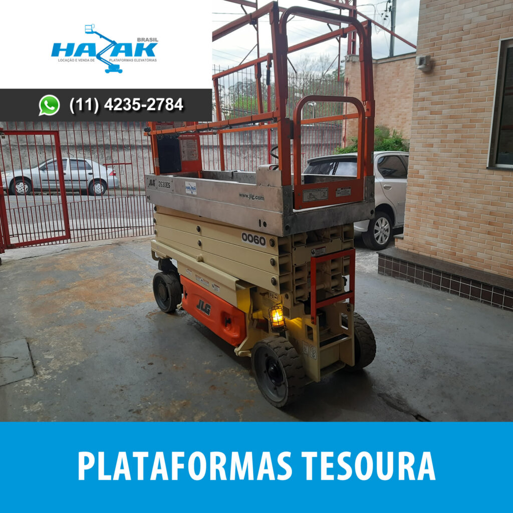 Aluguel de Plataforma Tesoura para São Paulo