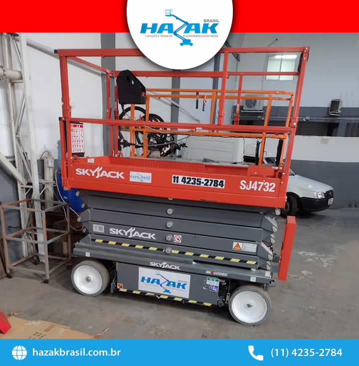 Aluguel de Plataformas Elevatórias Skyjack em SP