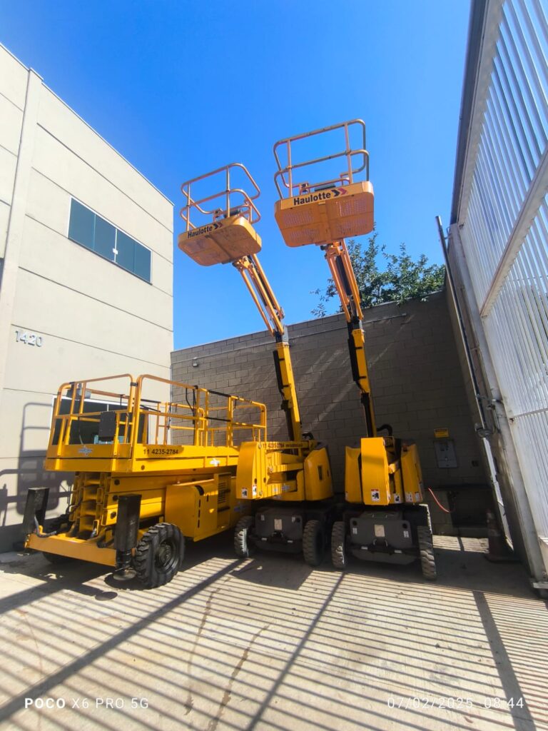 Plataforma Elevatória para Trabalhos em Altura com a Hazak Brasil